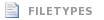 filter filetypes